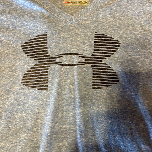 Under armour semi-fitted heat gear blue size small - Picture 2 of 3